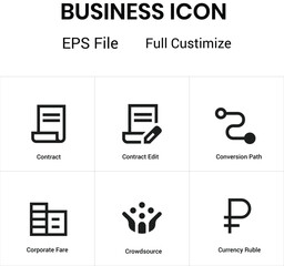 Business icon pack