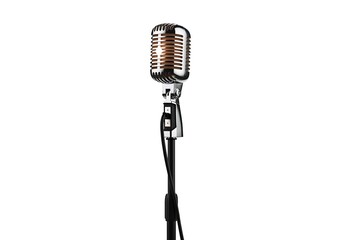 Fototapeta premium Vintage microphone on a stand