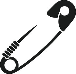 Safety Pin Silhouette
