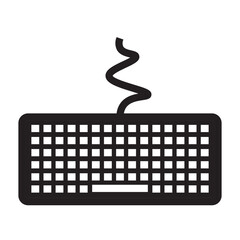 device and technology Glyph icon.  electronic devices and handphone, computer, equipment and electronics. smarphone, tablet, keyboard, computer monitor, laptop and camera symbol collection. vektor.