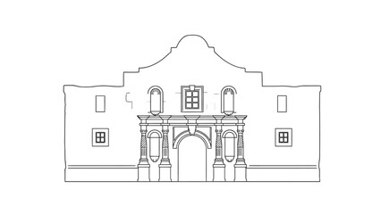 Red Continuous One Line Drawing of a Heart on Soft Pink Background - Love Concepte