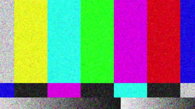 Display. Stuck Analog TV Visor. Bad TV Signal - Static Noise, No Signal TV, Screen Pixels Interfering Signal, Analog Static Noise Texture Overlay. Signal System Problem.