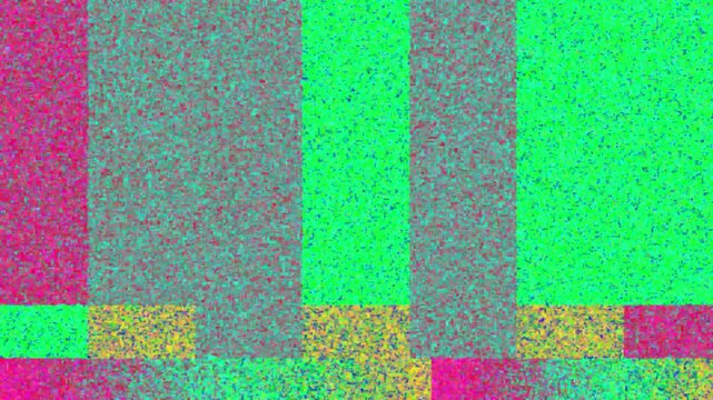Display. Stuck Analog TV Visor. Bad TV Signal - Static Noise, No Signal TV, Screen Pixels Interfering Signal, Analog Static Noise Texture Overlay. Signal System Problem.