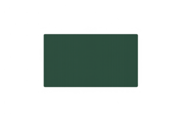 Rectangular dark green shape with rounded corners on transparent background for graphic design and overlay concepts