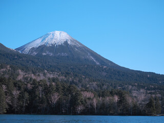 Fototapeta premium オンネトーと阿寒富士