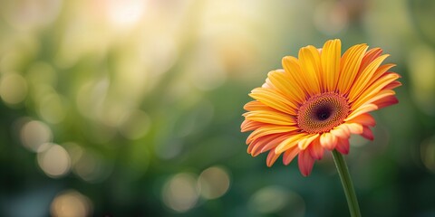 Close-up of a multicolored daisy for floral pattern design