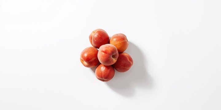 Detailed shot of paraguayo peaches emphasizing their soft skin for fresh fruit presentation