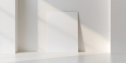 Fototapeta premium A blank sheet of photo.png used as a background for text and layout design, neutral setting
