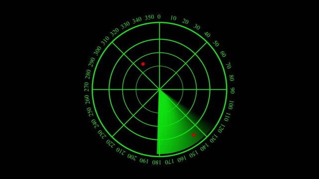 Digital searching system animation. Rader searching security concept animation icon. signal waves, searching icon,4k video animation .
