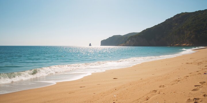 Tarragona's Cala de Roca Plana features clear water and scenic landscape, perfect for beach recreation and seasonal tourism