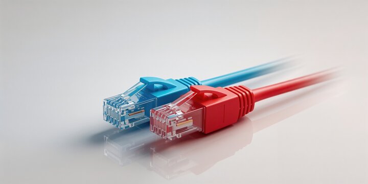 CAT5e Locking Plug Boot Blue and Boot Red, computer network components, designed for cable protection, Earth Day