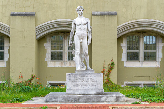 Sculpture of General William Horner Cocke on the Campus of Virginia Military Institute
