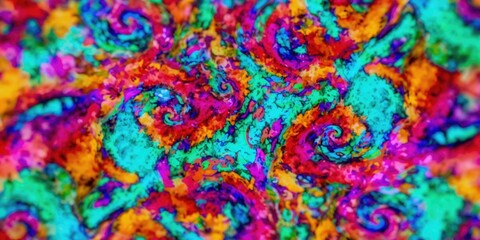 Obraz premium Colorful kaleidoscope background, ideal for vibrant text layouts or artistic design projects