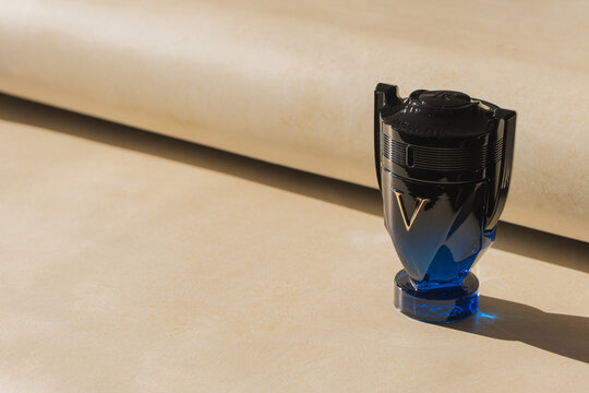 Paco Rabanne perfume bottle, mens cosmetics fashion fragrance packaging