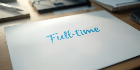 Naklejka premium Handwritten inscription in blue marker on a concept.png, note-taking or brainstorming activity