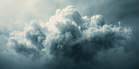 Cloud-shaped abstract design with smooth color blending suitable as a backdrop for text or digital interfaces