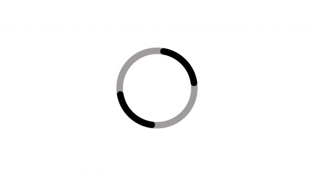 Simple digital buffering circle for modern tech videos.
