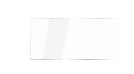 Transparent image of glass 