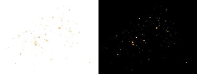 Png Golden Sparkle Overlay PNG on transparent background