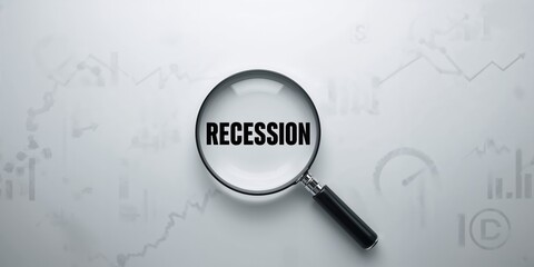 Stock image of a business meeting focusing on recession fears, economic uncertainty and strategic planning