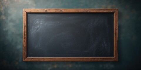 Old blackboard surface serving as an educational background for layout and text placement