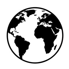 Global Perspective: A stark monochrome rendering of the Earth, representing our interconnected world, symbolizing unity, global awareness, and environmental stewardship.