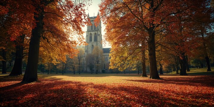 Normandy's B&Atilde;&copy;-Hellouin abbey with medieval stonework, preserved religious site, cultural heritage day