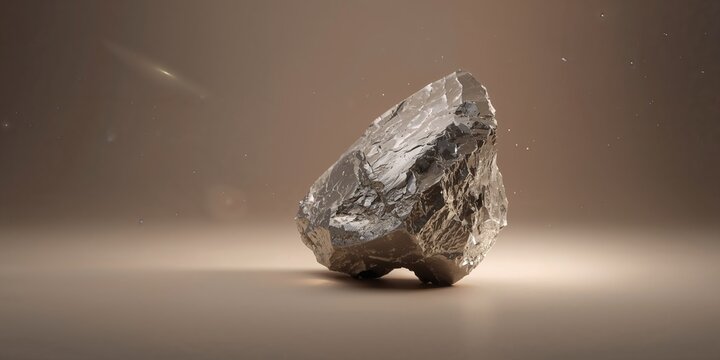 Meteorite composed of nickel-iron from Canyon Diablo in Arizona, natural mineral composition, Earth Day