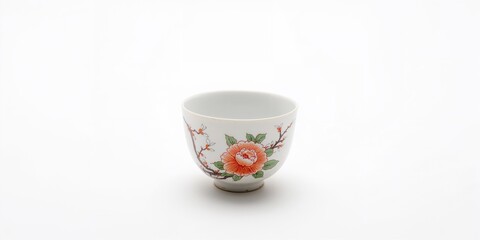 Ceramic tea cup set arranged for a clean, modern table setting, ideal for food styling and advertising