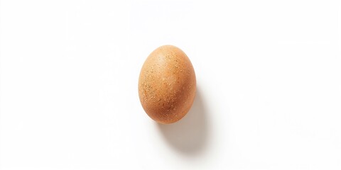 Detailed shot of a speckled brown egg emphasizing surface textures and small openings, suitable for culinary quality control
