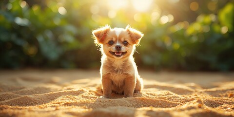 Adorable canine expression highlighting facial details suitable for animal profile backgrounds