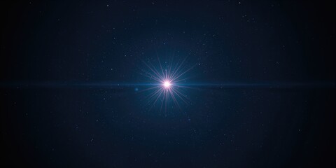 Obraz premium A luminous star graphic designed for digital interfaces or decorative purposes