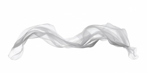 White flowing fabric with soft ripples, designed to serve as a backdrop for editorial or graphic layout