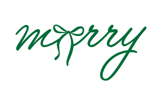 Text Christmas Blessings hand written calligraphy lettering. Coquette handmade vector illustration. Fun brush ink typography for photo overlays, t-shirt print, flyer, poster design - Powered by Adobe