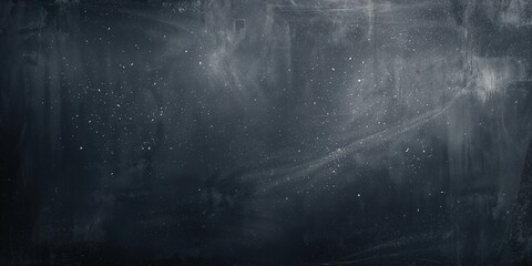Fototapeta premium Blackboard with erased chalk residue and textured dirt, suitable for instructional or presentation backdrops