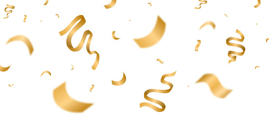 Golden Confetti Falling