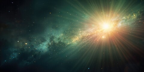 Glittering heavenly backdrop with abstract design, suitable for themes of cosmic serenity or mindfulness