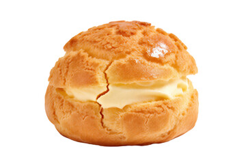 A delicious cream - filled choux pastry with a crispy outer layer