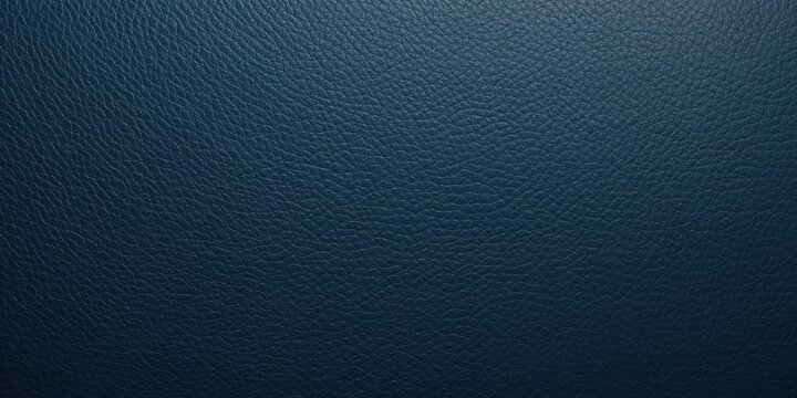Blue leather fabric background used for textile design in interior decor, material texture and pattern alignment