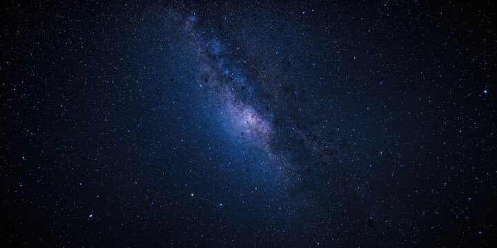 Night sky with planets and stars, celestial navigation as a background for space exploration themes