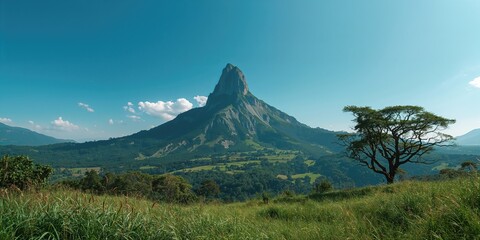 Fototapeta premium Serra Fina in the Mantiqueira range showcases rugged terrain, highlighting erosion concerns and natural scenery