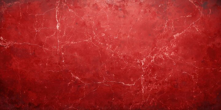 Aged, stained red paper with white scratches and cracks, used as a background for textured design, Earth Day