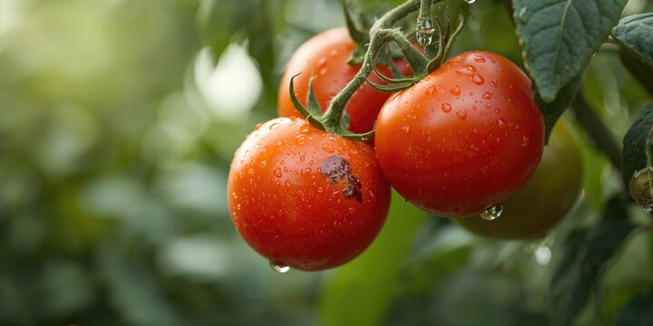 Bacterial spot disease on tomato leaves caused by Xanthomonas campestris pv, plant health monitoring