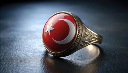 Turkish flag and Turkish flag motifs, drawings, vectors.