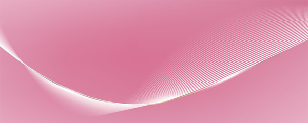 An abstract pink background with horizontal and curved lines that create a graphic pattern, with slight highlights at focal points to create a soft and gentle atmosphere.