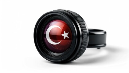 Turkish flag and Turkish flag motifs, drawings, vectors.