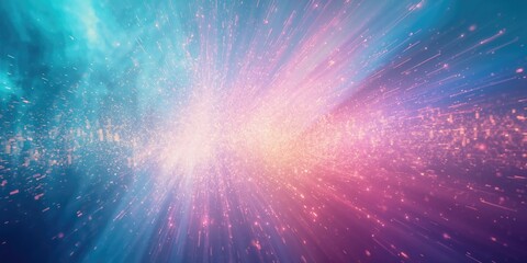 Vivid, out-of-focus abstract with glitter and pastel hues serving as a UI backdrop or editorial header background