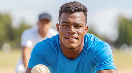 The grit of a bowler: focus and precision in a fast-paced cricket match