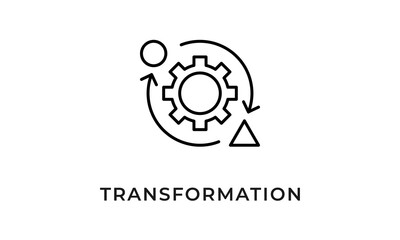 Transformation Icon Or Logo Isolated Vector Illustration