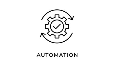 Automation Icon Or Logo Isolated Vector Illustration
